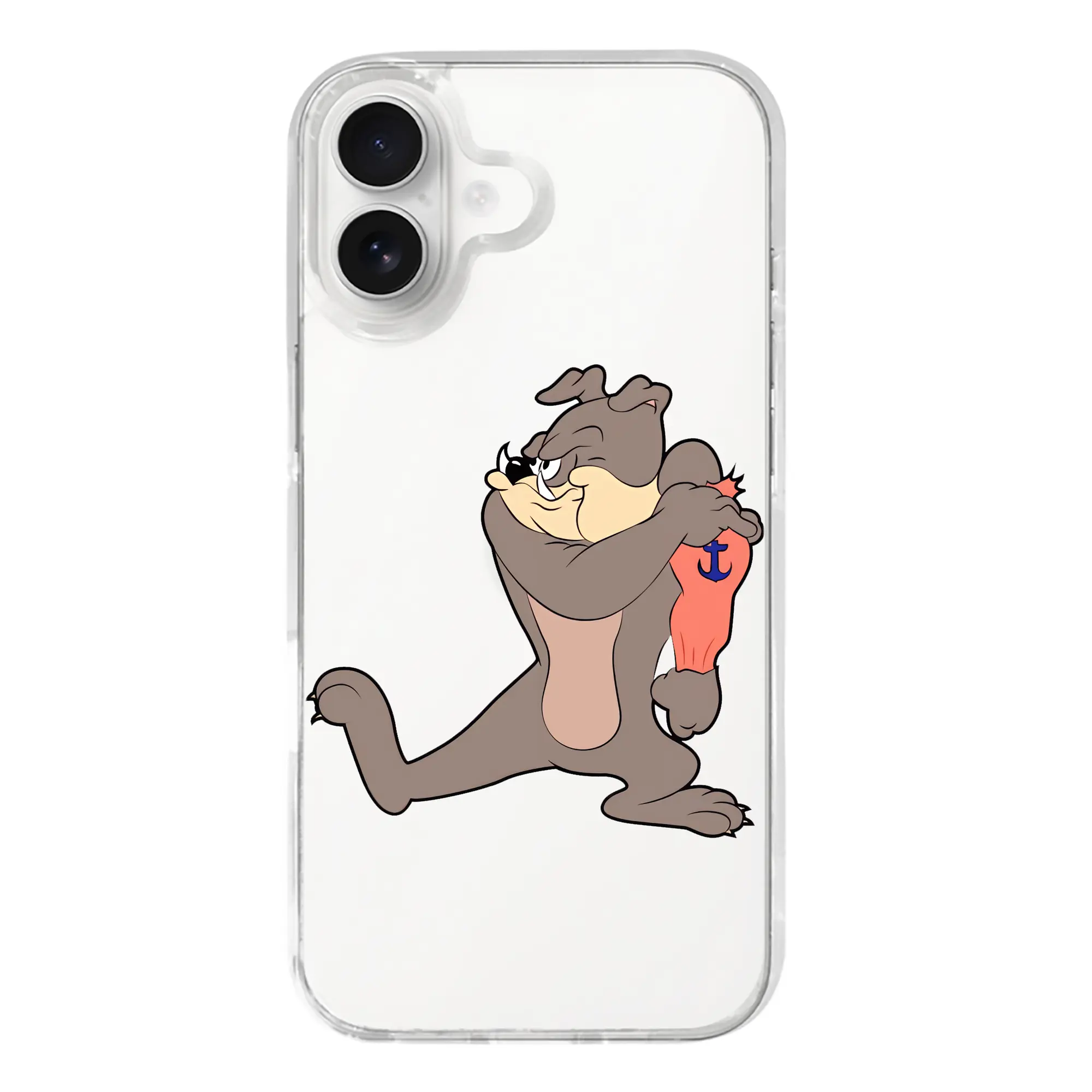 トムとジェリー グッズ スパイク - iPhone 17シリーズ 透明スマホケース – 薄型・耐衝撃・精密フィット保護カバー